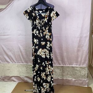 AMUSE SOCIETY Ruffled Floral Maxi‎ Dress XS/6